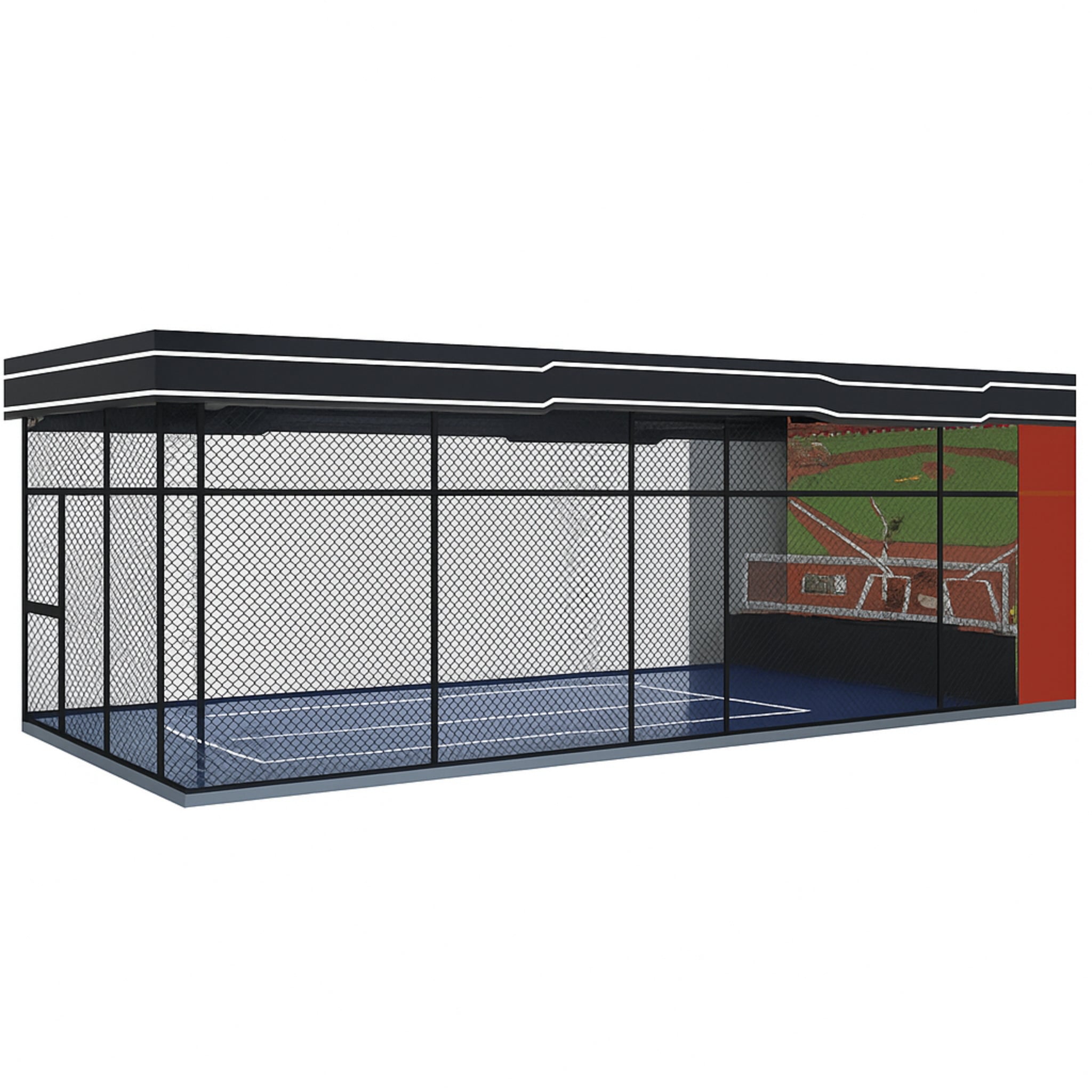 VelocityPro Elite Softball Simulator Cage